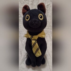 Denis Daily Sir Meows a Lot Plush Black Cat Yellow Tie Figure 2017 - 12” EUC